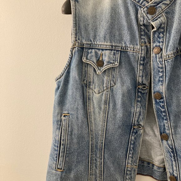 Baggy Levi's denim vest - Picture 2 of 5